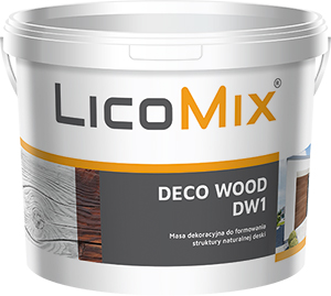 masa dekoracyjna deco wood do formowania struktury naturalnej deski